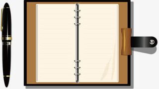 钢笔本子免抠