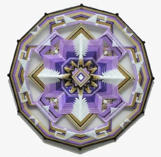 多边形万花筒免抠