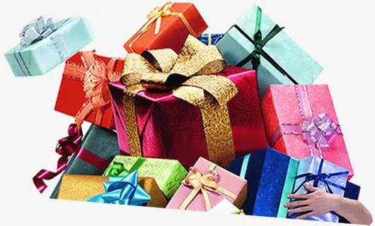 高清摄影创意合成效果礼盒包装免抠