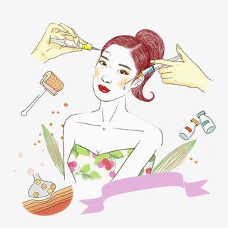 韩式女士整形整容免抠