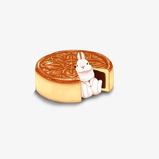 创意月饼装饰图案免抠