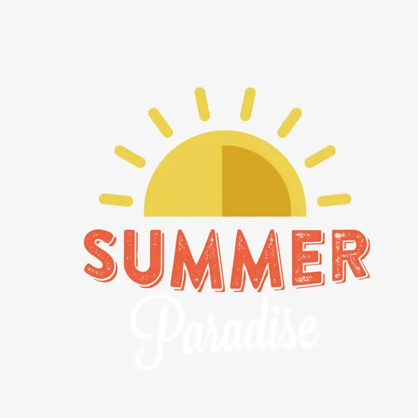 夏季海报装饰素材免抠