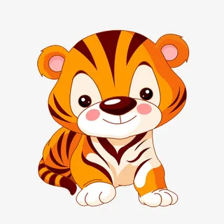 卡通老虎免抠