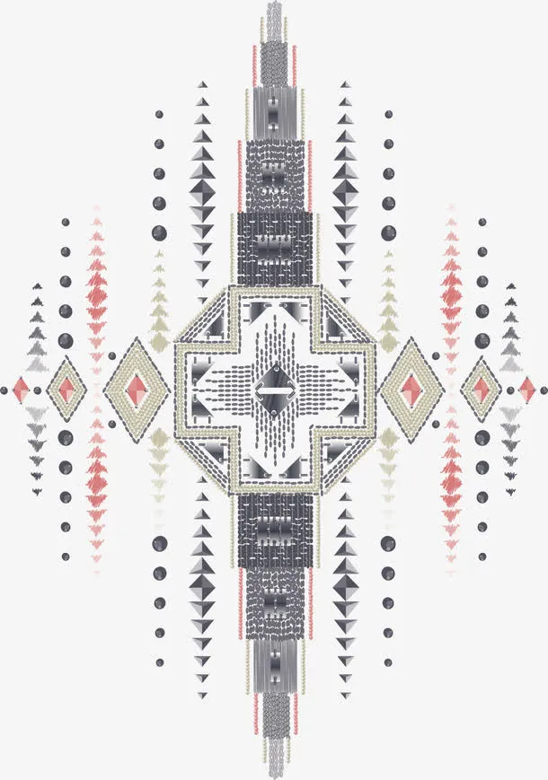梦幻三角形背景矢量背景图