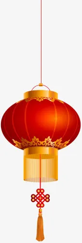 大红灯笼高高挂免抠