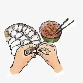 包饺子的过程免抠