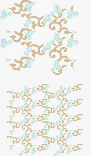 日式花纹背景素材矢量图