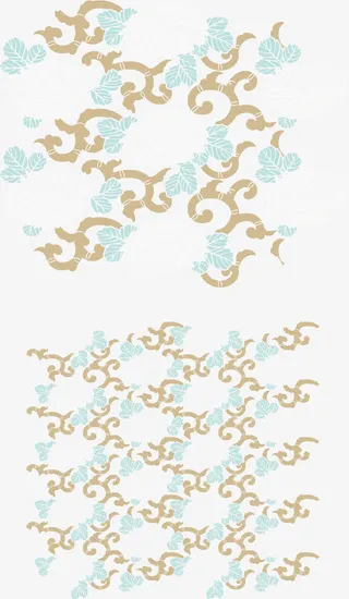 日式花纹背景素材矢量图