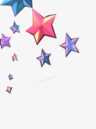 星星漂浮物免抠