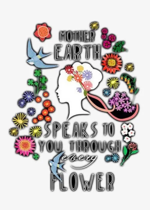 母亲节女花装饰图免抠