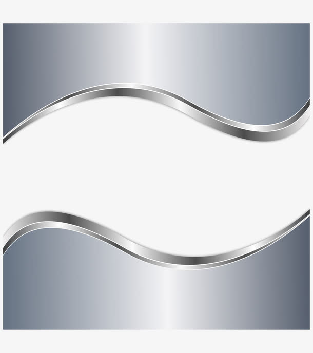 银色渐变边框免抠