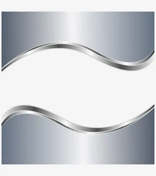 银色渐变边框免抠