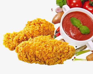 香辣鸡翅免抠素材免抠