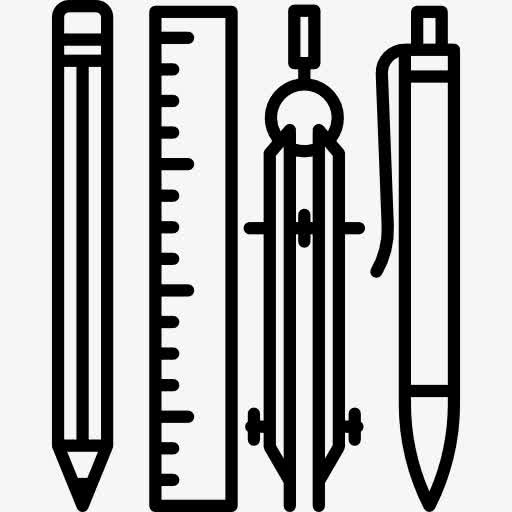 平面设计师的工具图标免抠