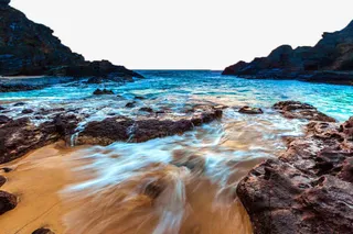 唯美海滩景色免抠