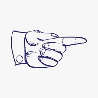 涂鸦指示箭头免抠