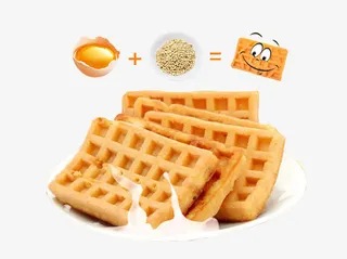 牛奶华夫饼免抠