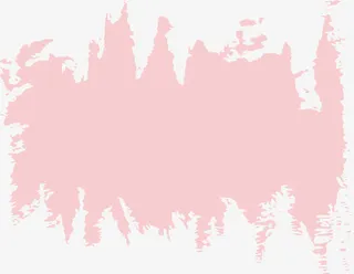 不规则动感粉色笔刷图免抠