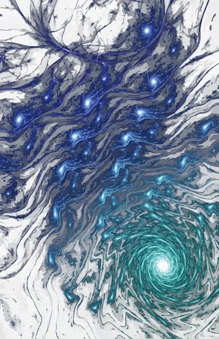 矢量水波光晕效果免抠