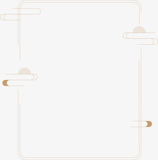 中国风祥云边框云彩免抠