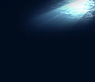 阳光透过深海的光线免抠