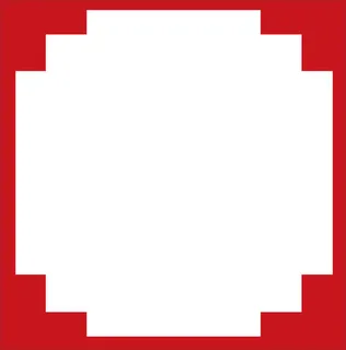 红色边框矢量图免抠