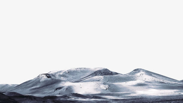 巍峨雪地免抠