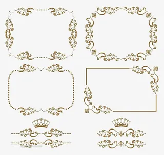 古典边框免抠