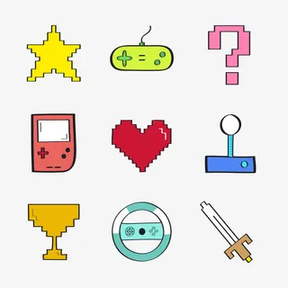 创意数码游戏免抠