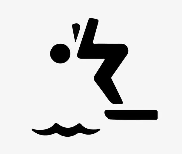 跳水台图标矢量图免抠