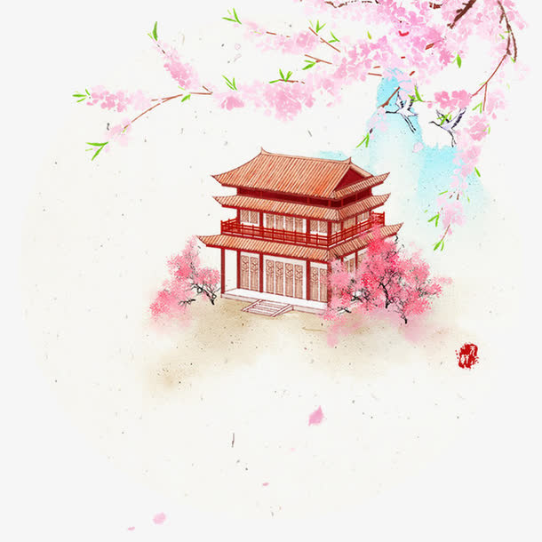 水彩画免抠