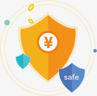 安全图标 金融类 资金安全元素免抠