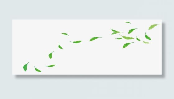 飘浮的树叶免抠