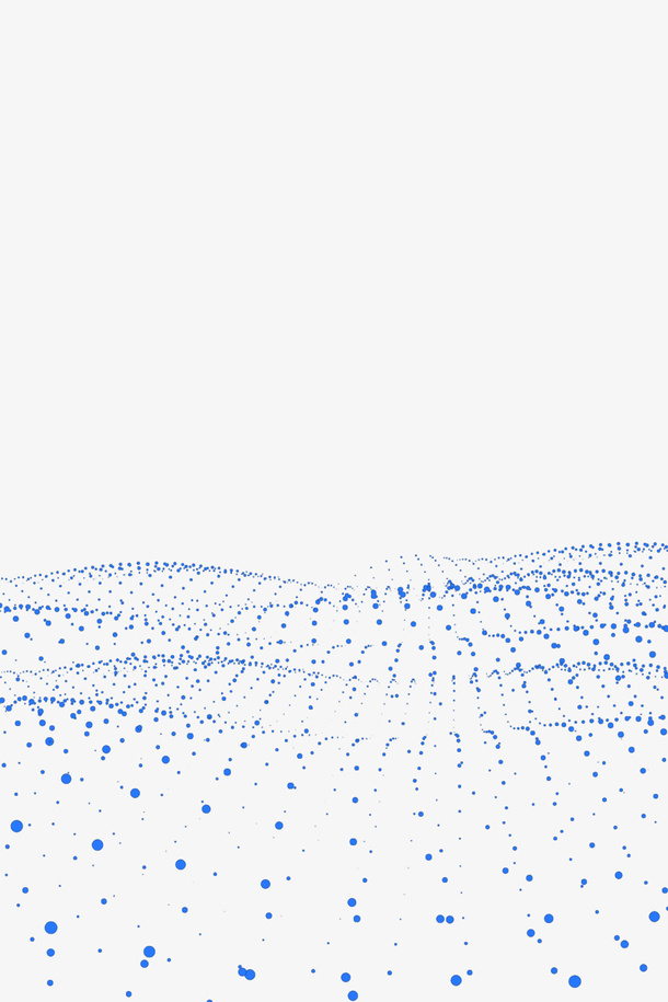 蓝色科技圆点免抠
