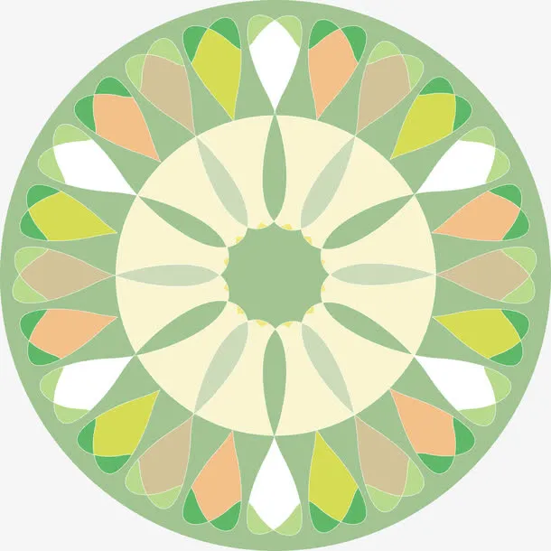 圆圈异型底纹免抠