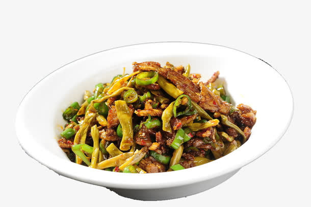 坛子菜炒肉免抠