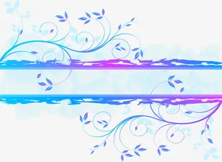 唯美花纹装饰图案免抠