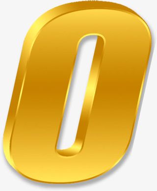 立体效果金黄色字体设计免抠