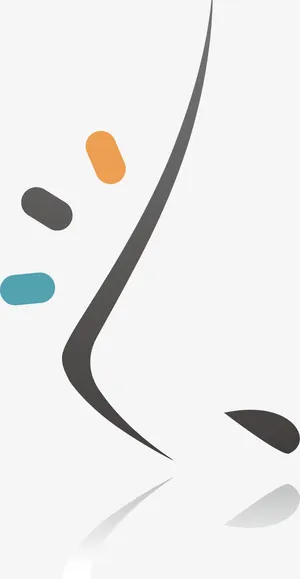 手绘的人体鼻子卡通免抠