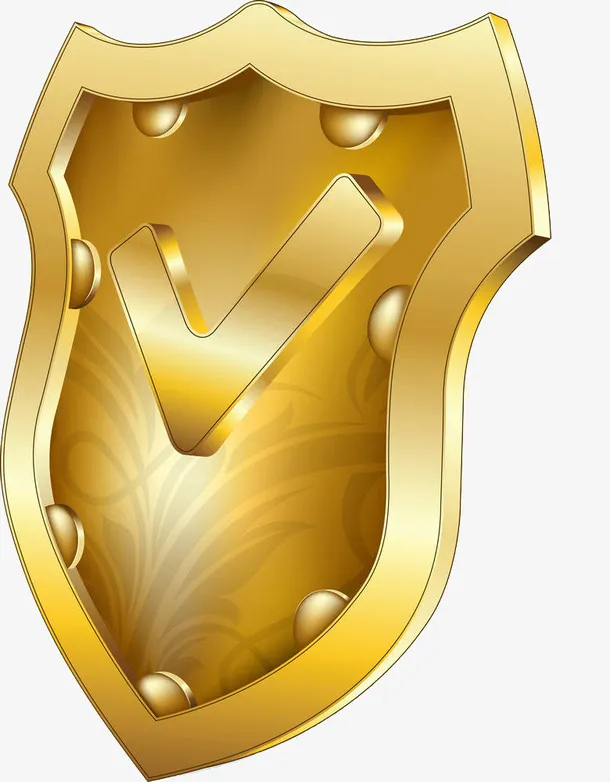 金色护盾免抠