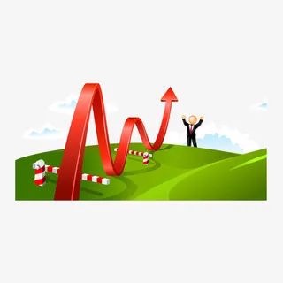 矢量人生前景规划图免抠