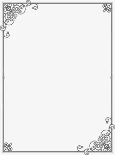 欧式花边边框设计矢量素材免抠