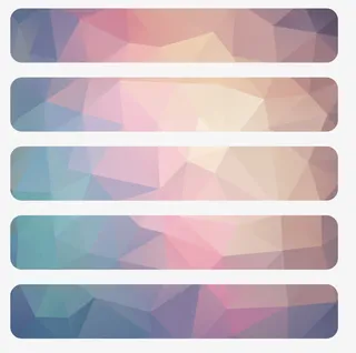 多边形几何炫彩背景