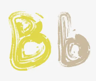 英语字母大小写B免抠