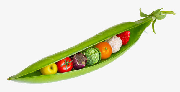 青豆里的蔬菜免抠