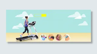 扁平创意banner背景高清