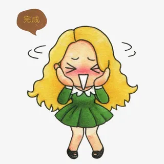 少女害羞脸红图片免抠