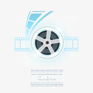 创意电影胶卷免抠