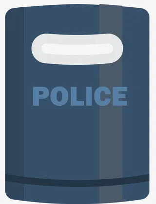 圆角长方形矢量防爆免抠