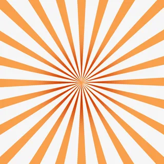 橙色渐变放射性线条矢量图免抠